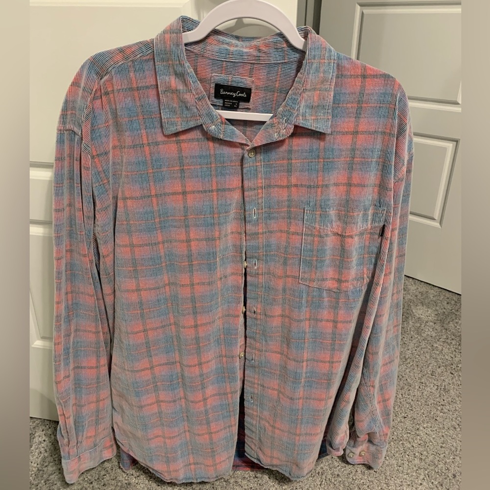 Men’s L Barney Cools Flannel